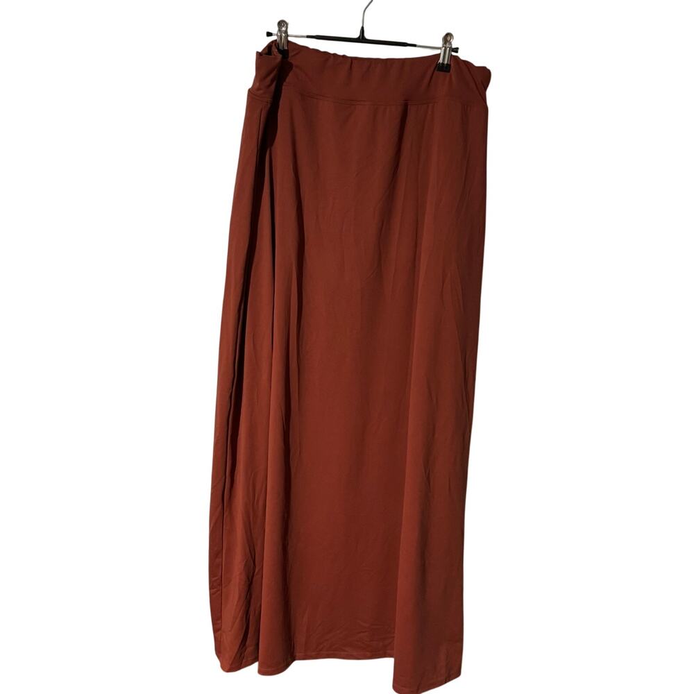 Halara High Waisted Decorative Buckle 2-in-1 Maxi Casual Skirt XL - Picture 7 of 8